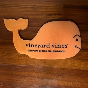 Vineyard Vines Martha’s Vineyard Large Foam Orange Whale 11” by 21”